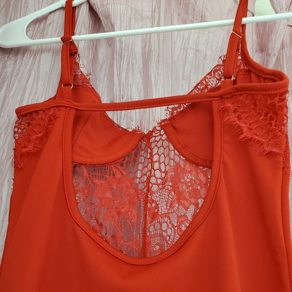 💢 SUMMER SEXY MINI ROSE RED  DRESS 💢 - Picture 4 of 4